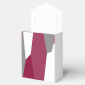 Rosa Grau und Weiß Geschenkschachtel (Geöffnet)