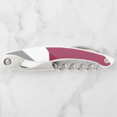 Rosa Grau und Weiß Kellnermesser (Vorderseite)