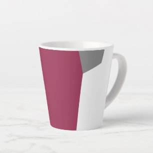 Rosa Grau und Weiß Milchtasse