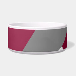 Rosa Grau und Weiß Napf