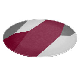 Rosa Grau und Weiß Schneidebrett