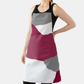 Rosa Grau und Weiß Schürze (InSitu)