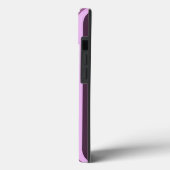 Rosa grau Vertikal Streifen Personalisiert Case-Mate iPhone Hülle (Rückseite / Links)