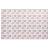 Rosa graue Blume Stoff (Yard (91,4 cm))