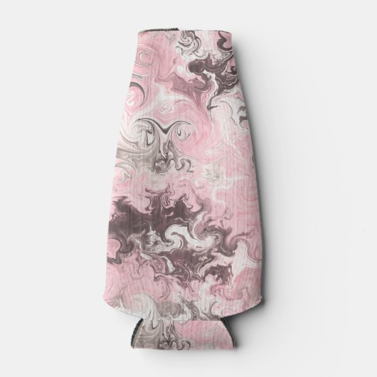 Rosa graue Camouflage Flaschenkühler (Vorderseite)