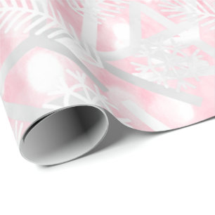Rosa graue geschenkpapier