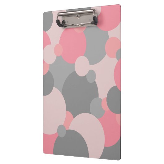 Rosa-graue Moleküle Zwischenablage Klemmbrett (Links)