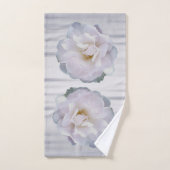 Rosa graue Rose Badhandtuch Set (Handtuch)