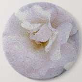 Rosa graue Rose Button (Vorderseite)