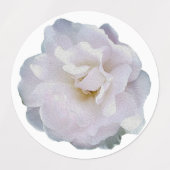 Rosa graue Rose Etiketten (Design 1)