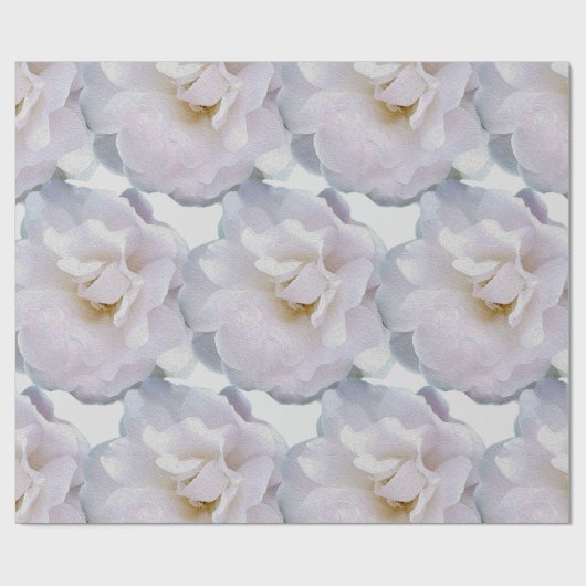 Rosa graue Rose Geschenkpapier (Flach)