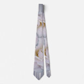 Rosa graue Rose Krawatte (Vorderseite)