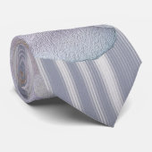 Rosa graue Rose Krawatte (Gerollt)