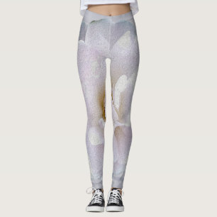 Rosa graue Rose Leggings