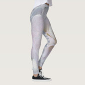 Rosa graue Rose Leggings (Rechts)