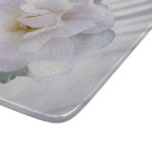 Rosa graue Rose Schneidebrett (Ecke)
