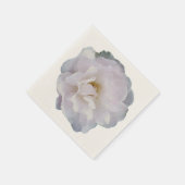 Rosa graue Rose Serviette (Ecke)