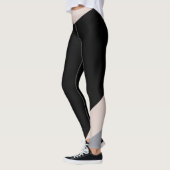 Rosa/graue/schwarze Yogapflanzen Leggings (Links)