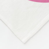 Rosa graue Volleyballs Mädcheneinrichtung Fleecedecke (Ecke)