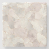 Rosa Graue, weiße Goldmarmor Steinuntersetzer (Vorderseite)