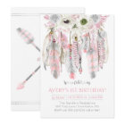 Rosa grauer Traumfänger-Blumenfeder-Pfeile