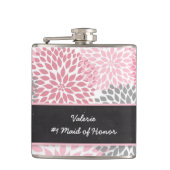 Rosa graues flachmann (Vorderseite)