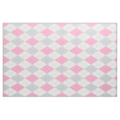 Rosa graues Rauten-Muster-Gewebe Stoff (Fat Quarter (45,7 x 55,9 cm))