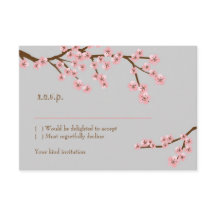 Rosa & Gray Cherry Blossom Frühjahrssonne