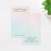 Rosa Green Gradient Earring Juwelier Display Card (Schreibtisch)