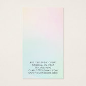 Rosa Green Gradient Earring Juwelier Display Card (Rückseite)