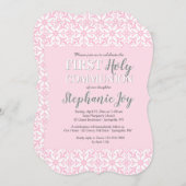 Rosa Grenzen religiöse Einladung (Vorne/Hinten)