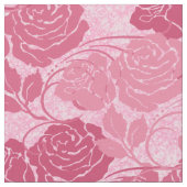 Rosa Große Vintage Viktorianische Rose Stoff (Nahaufnahme)