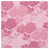 Rosa Große Vintage Viktorianische Rose Stoff (Muster)