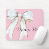 Rosa großer weißer Traum-Bogen Mousepad (Mit Mouse)