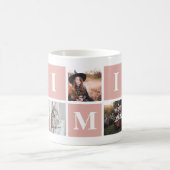 Rosa Großmutter Foto Collage Mimi Kaffeetasse (Mittel)