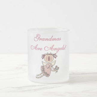 Rosa Großmütter sind Engels-T-Shirts und Geschenke Mattglastasse