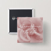 Rosa Großmutter, zum Rosen-Blumenblatt-Button zu Button (Vorne & Hinten)