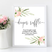 Rosa Grün, elegant Poster