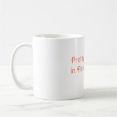 Rosa Grün geschnürte Rollschuhe Kaffeetasse (Links)