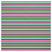 Rosa, grün, grün, grün, grün, weiß und schwarz stoff (Muster)