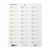 Rosa & Grün Palm Beach Nussknacker Monogramm-Wappe (Vorne)