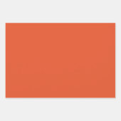 Rosa, Grün und Orange, Blumen und Muster Geschenkpapier Set (Vorderseite 2)