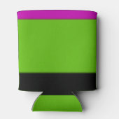 Rosa, Grün und Schwarz Dosenkühler (Rückseite)