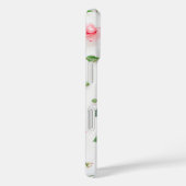 Rosa, grüne Blätter und Blütenblätter Case-Mate iPhone Hülle (Rückseite / Rechts)