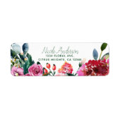 Rosa grüne Blume Vintager Blumenzauber (Vorne)