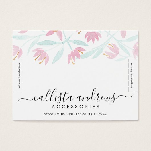 Rosa grüne Blumenarmbänder (Vorderseite)