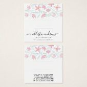 Rosa grüne Blumenmatte (Vorne & Hinten)