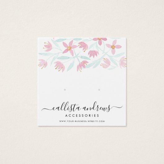 Rosa grüne Flora (Vorderseite)