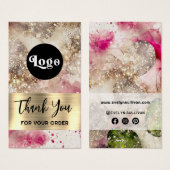 Rosa grüne Glitzer Aquarellpackung (Vorne & Hinten)