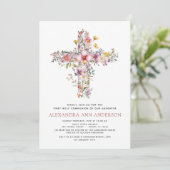 Rosa Grüne Grüne Rose Einladung (Stehend Vorderseite)